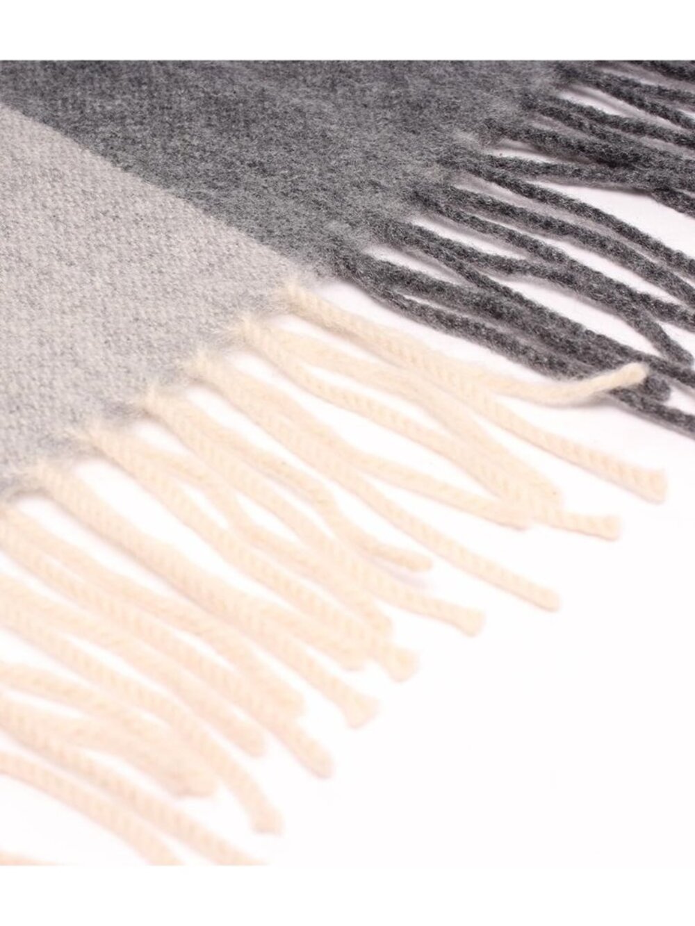 Hermes Scarf Cashmere Scarves Gray - Picture 7 of 8